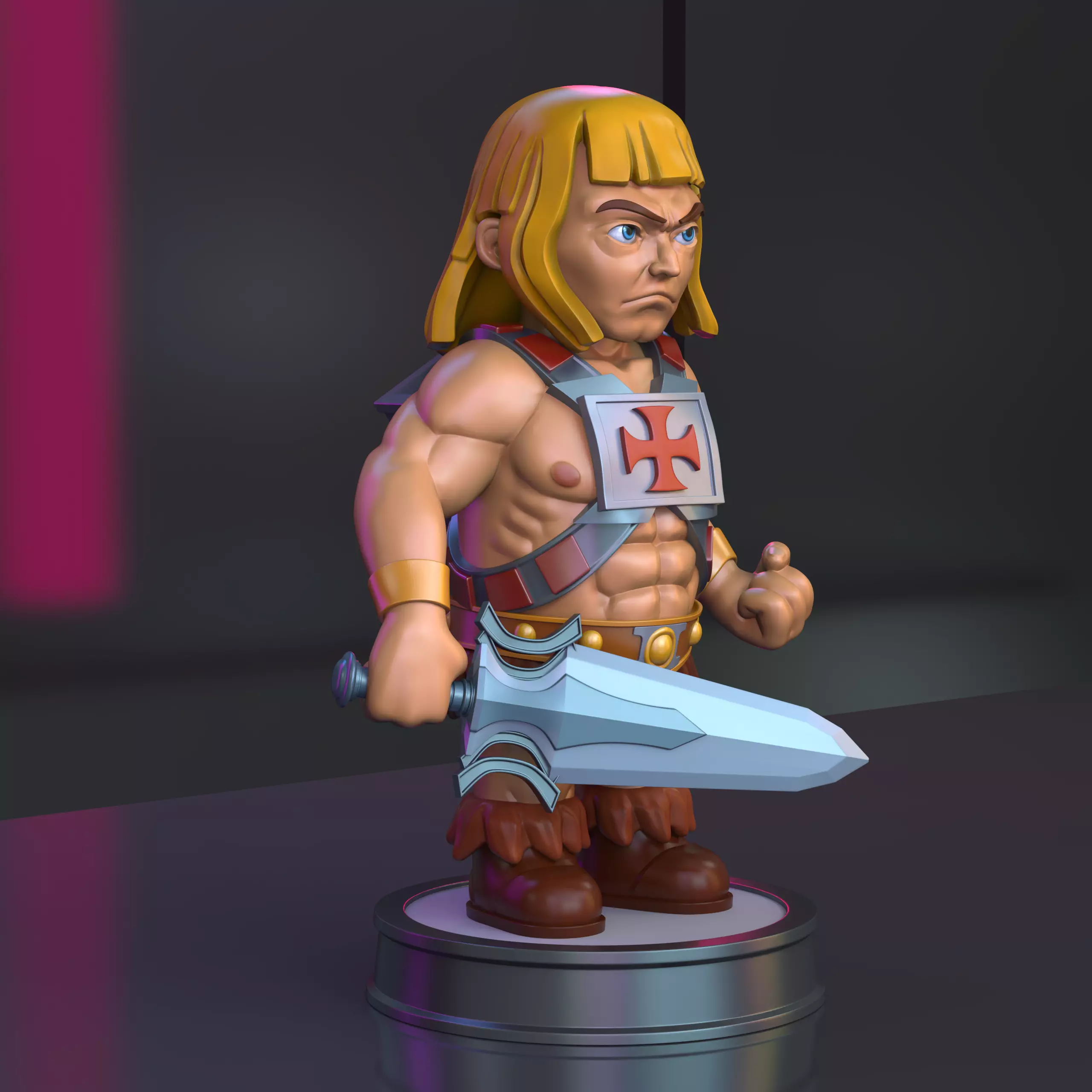 He man 01 3D print model