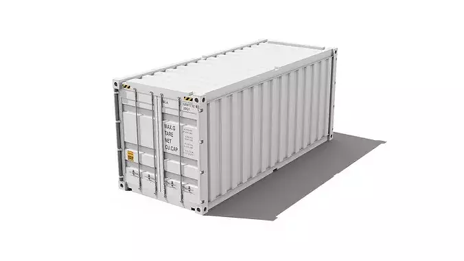 20 Foot shipping container with interior white