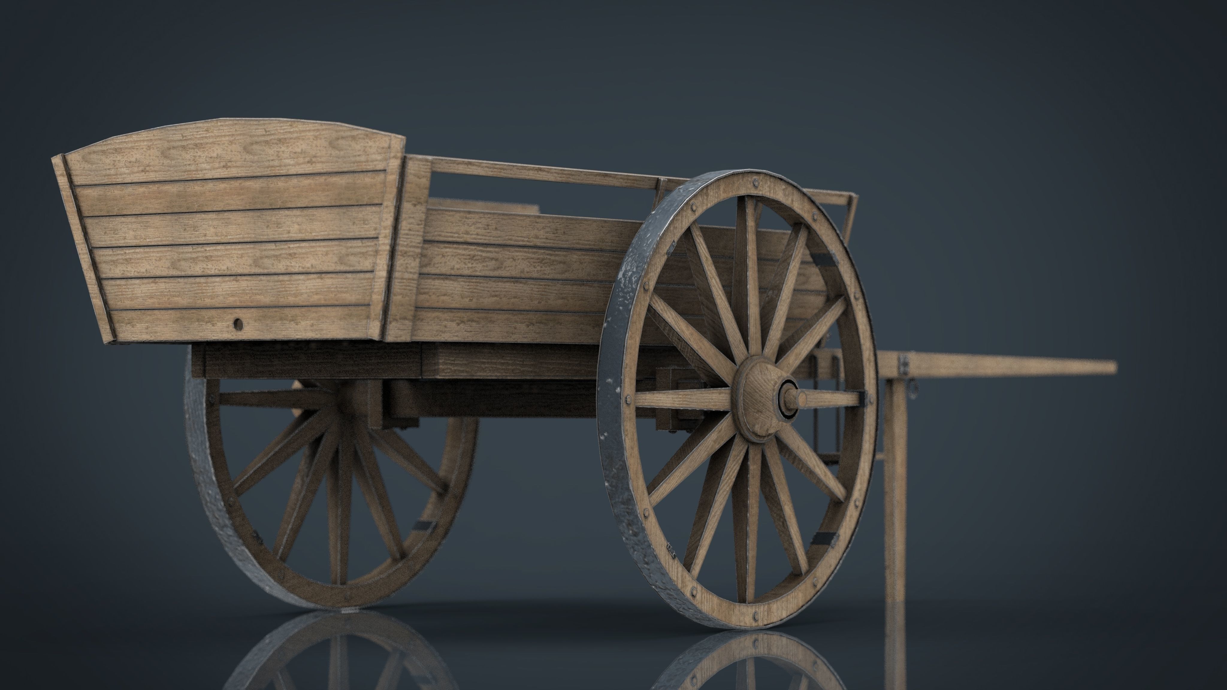 FARM CART 3D model_4