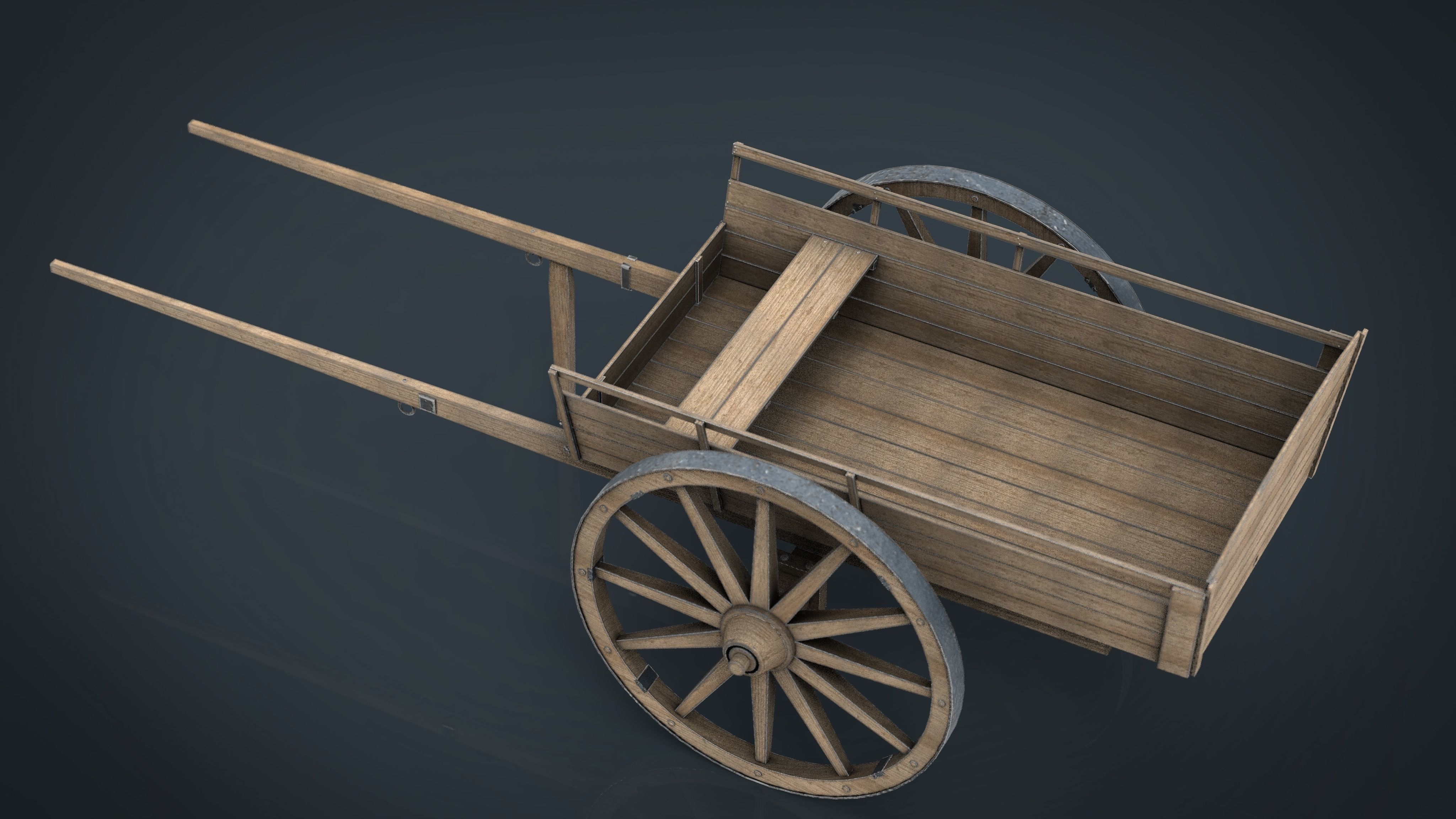 FARM CART 3D model_2