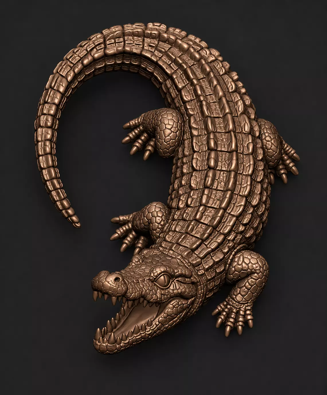 Pendant Crocodile Pendant Crocodile Animal Pendant Animal 3D print model