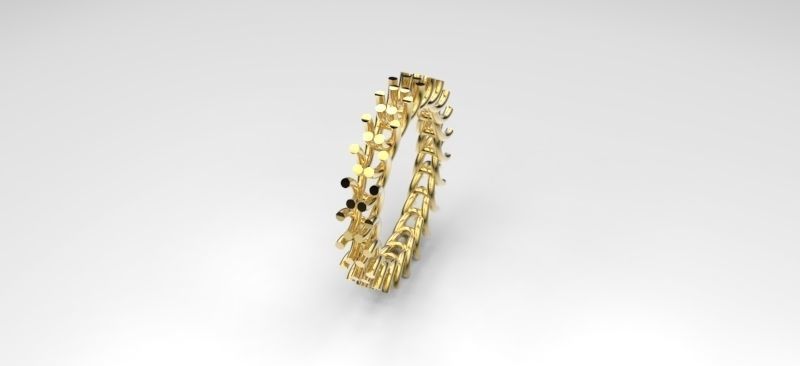 Eternity ring 3D print model_2