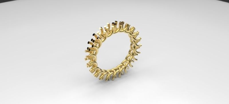 Eternity ring 3D print model_1