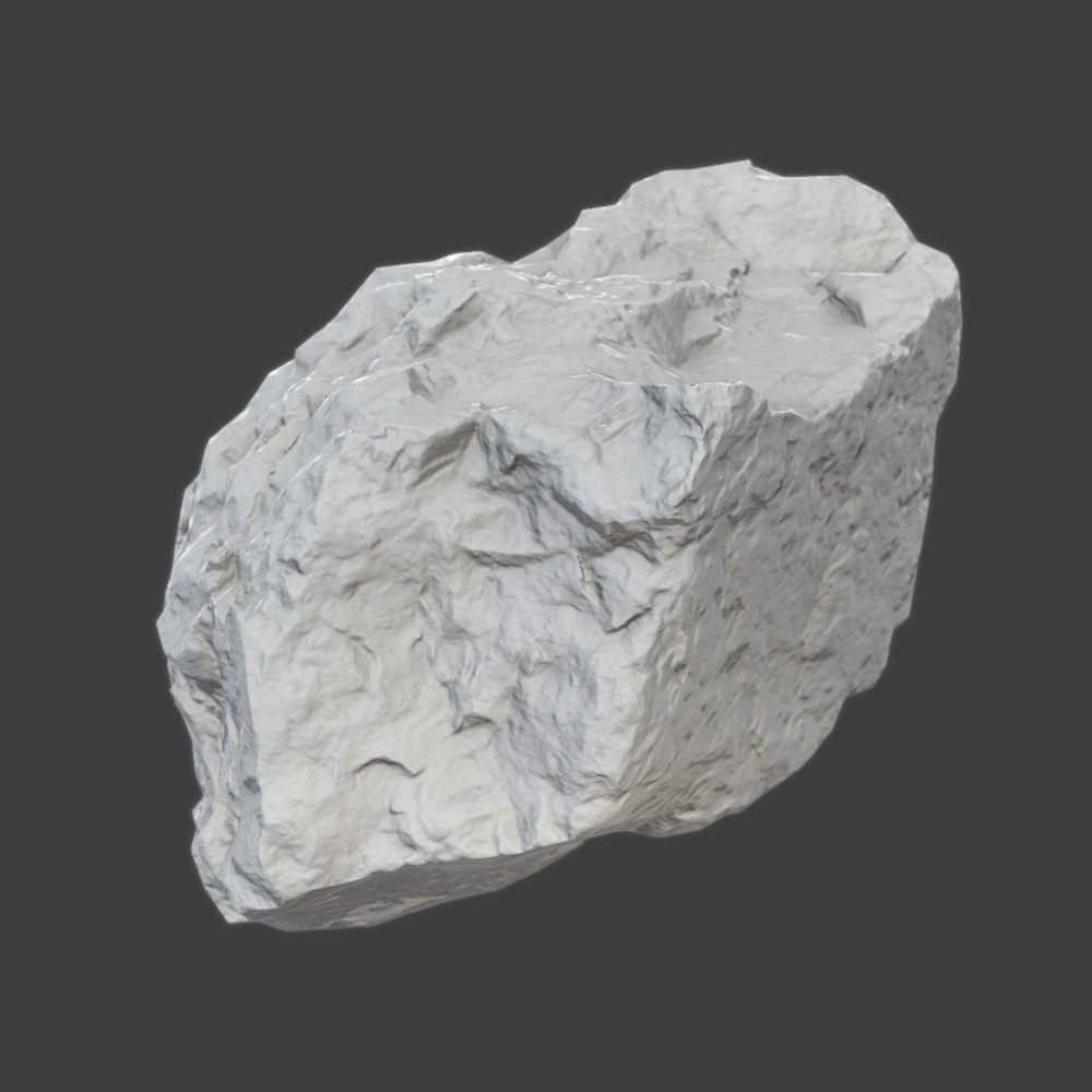 Meg Stone Low-poly 3D model_8