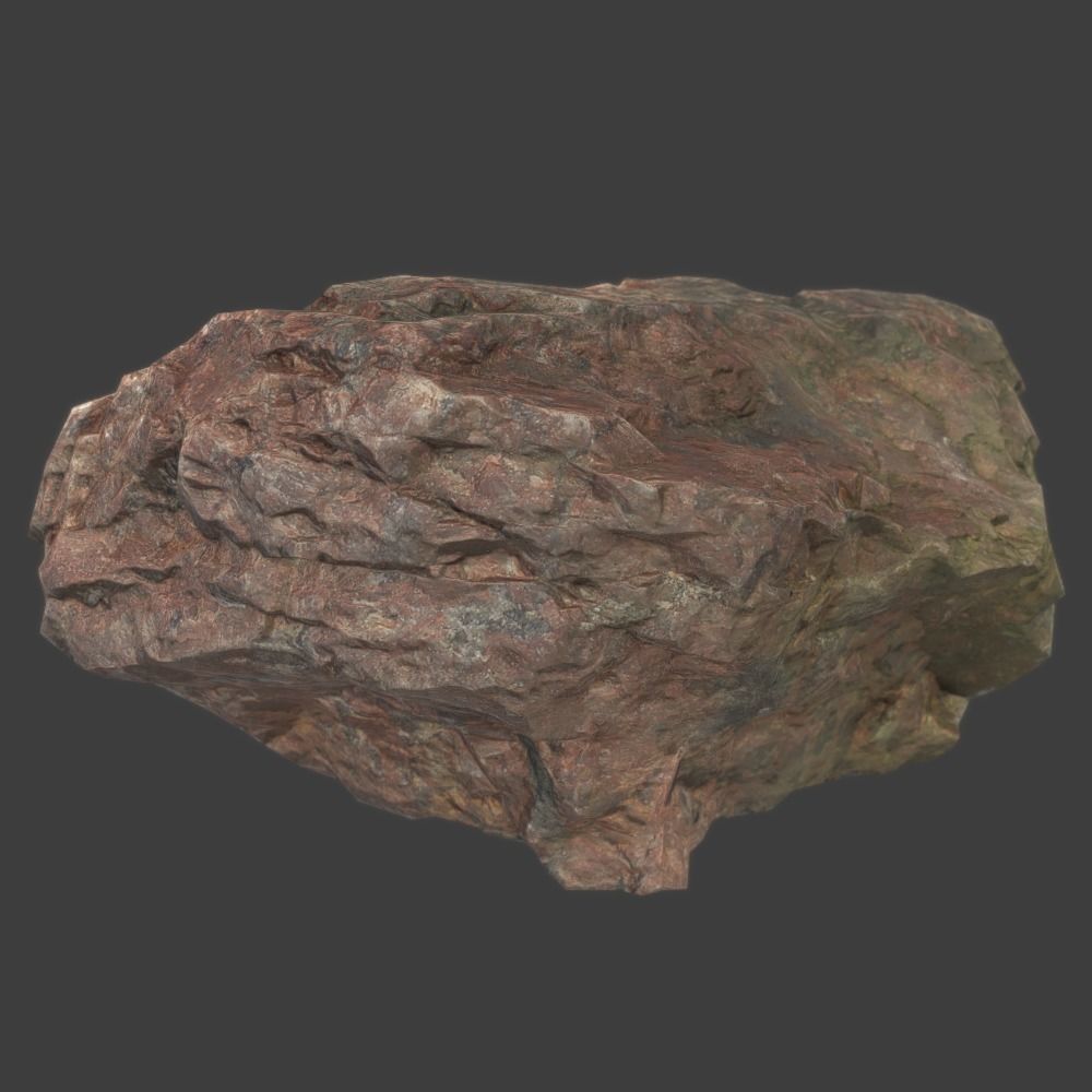 Meg Stone Low-poly 3D model_3