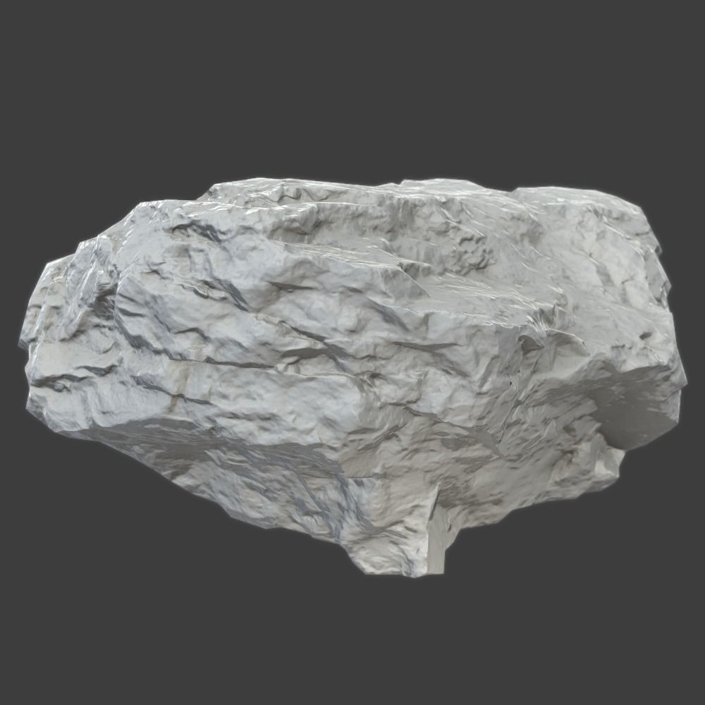 Meg Stone Low-poly 3D model_5