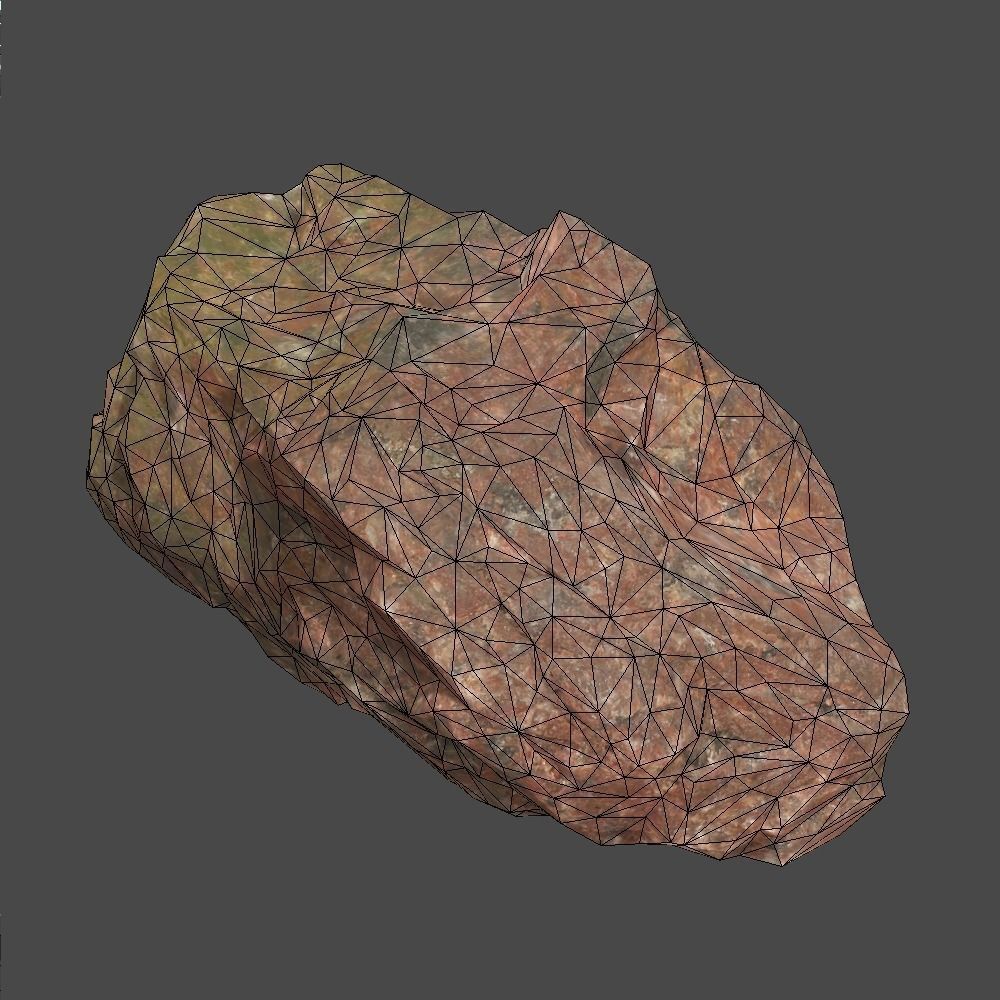 Meg Stone Low-poly 3D model_11