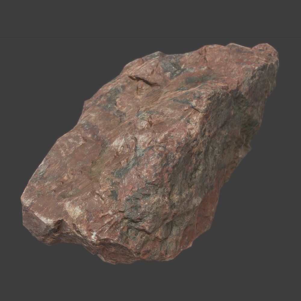 Meg Stone Low-poly 3D model_6