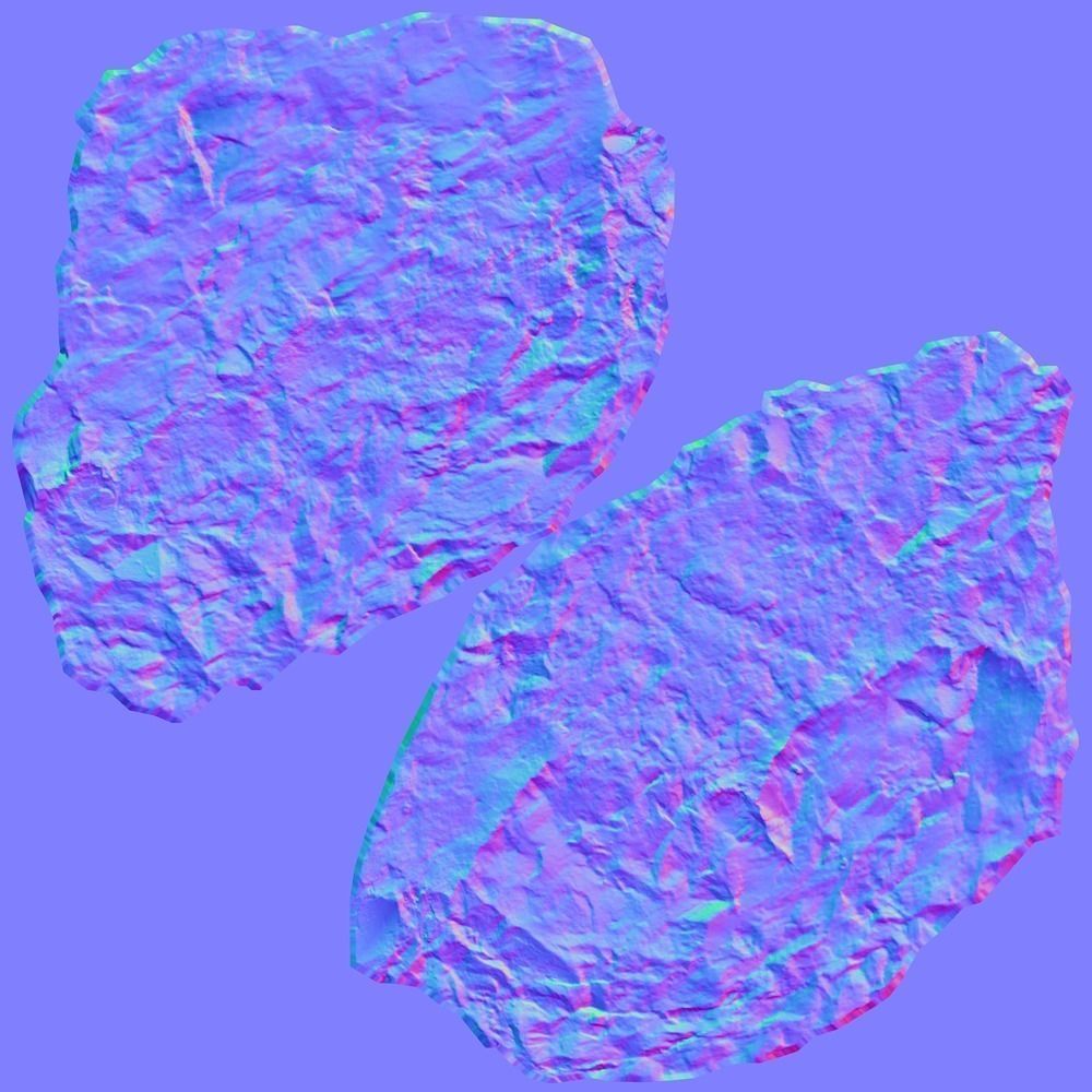 Meg Stone Low-poly 3D model_10