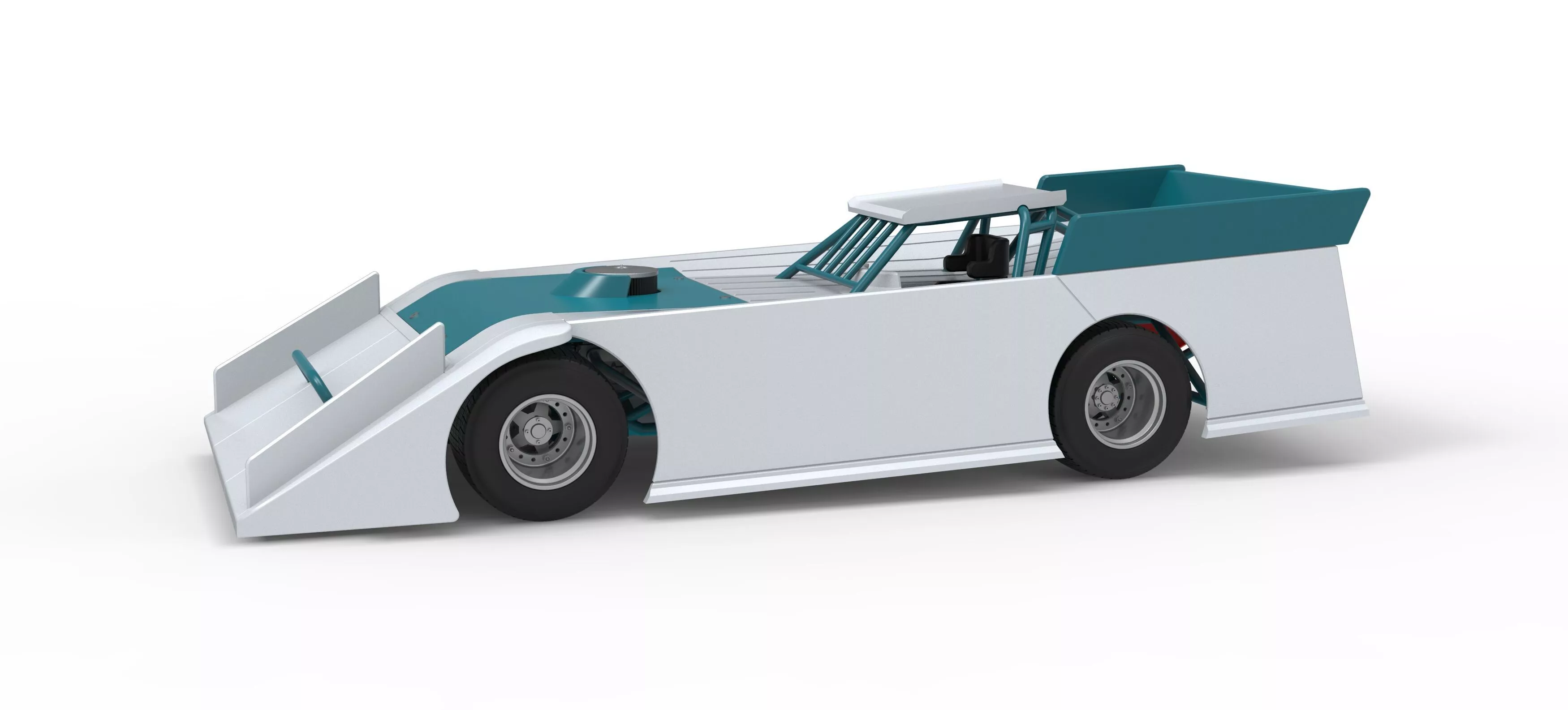Wedge Dirt Late model Scale 1 to 25 3D print model