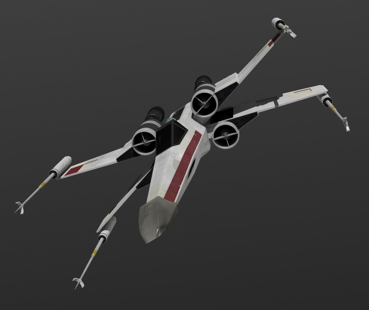 X-wing Starfighter 3D model_3