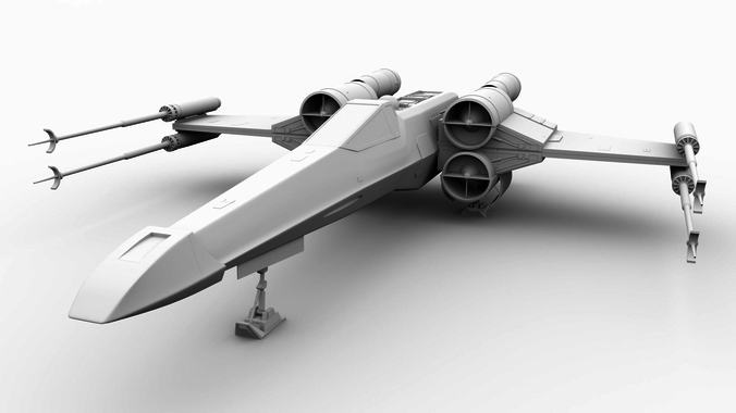 X-wing Starfighter 3D model