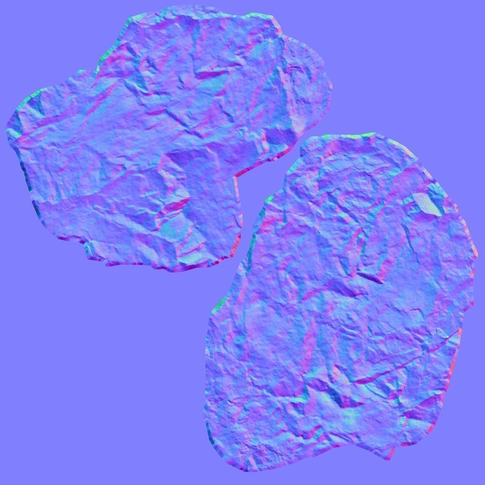 Rene Stone Low-poly 3D model_12