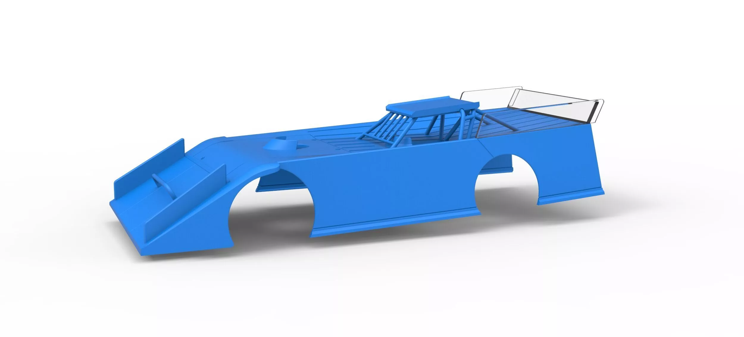 Shell of Wedge Dirt Late model Scale 1 to 25 3D print model