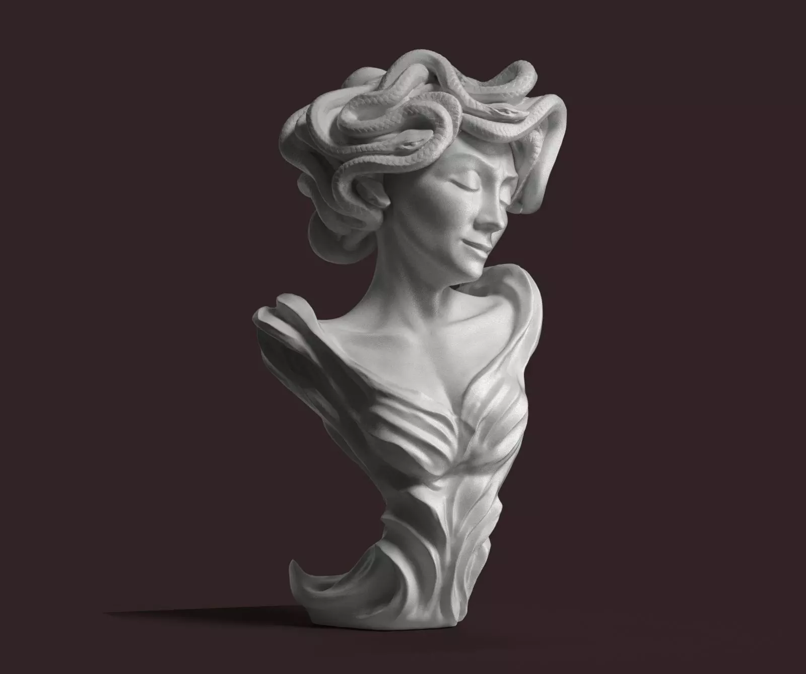 Medusa the Gorgon 3D print model_1
