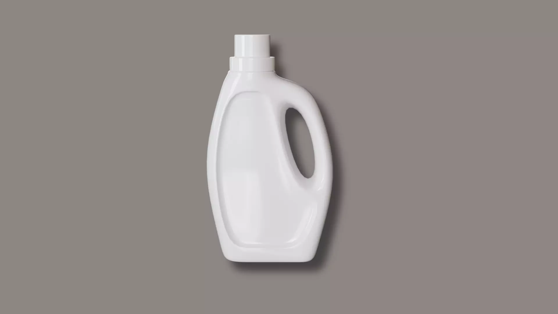Realistic Plastic Laundry Detergent Bottle 3D model