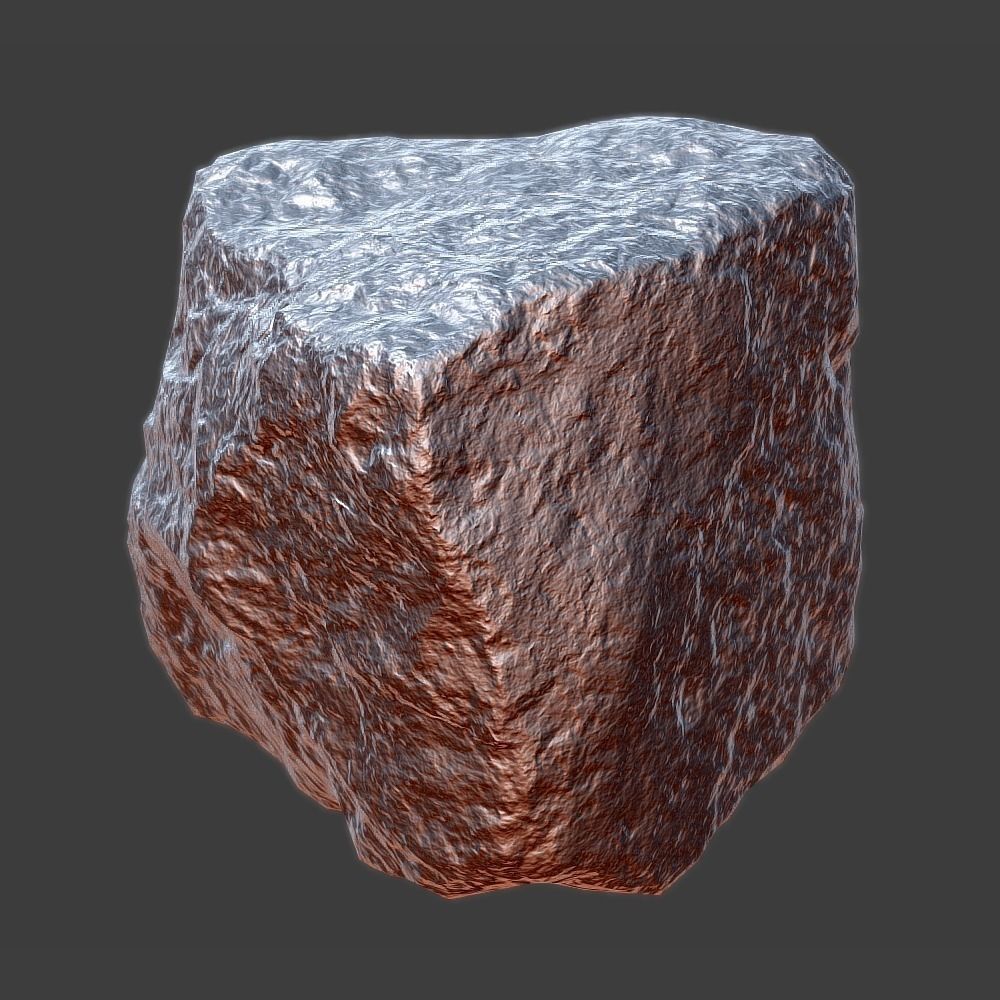 Pavement Stone Low-poly 3D model_3