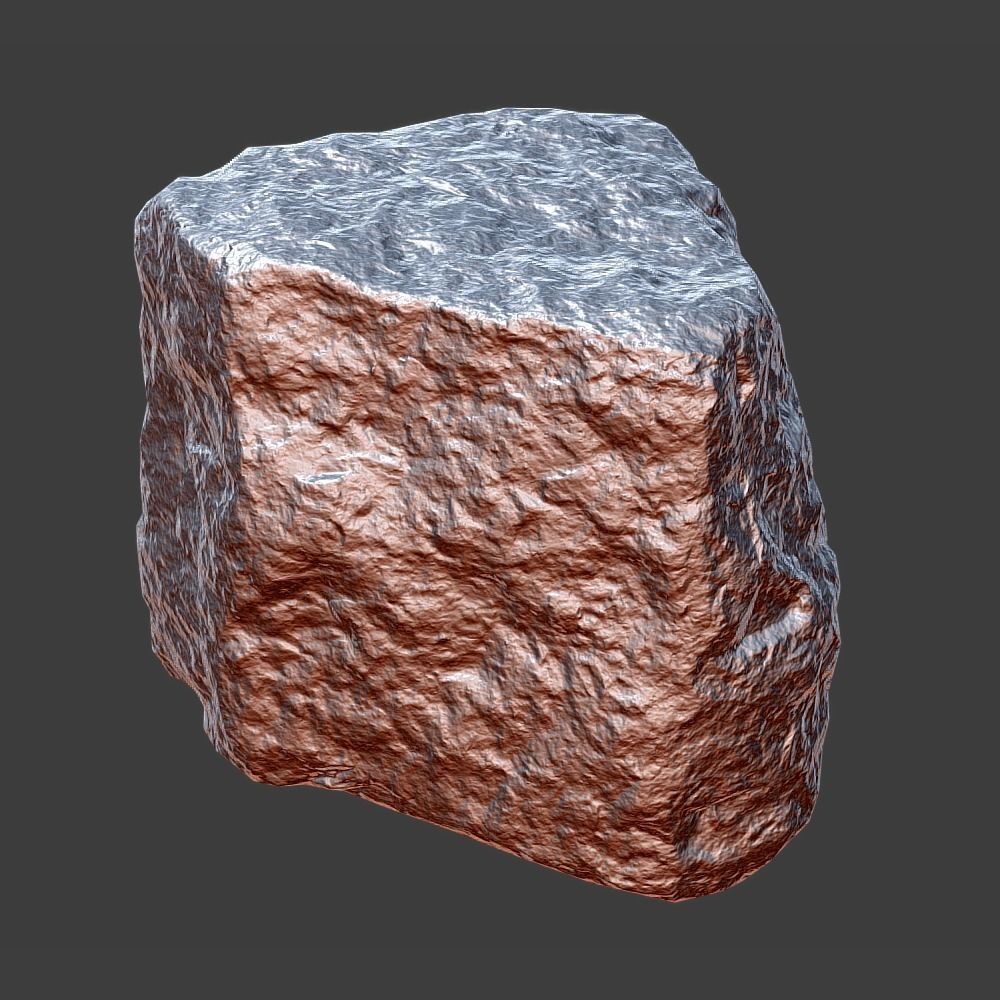 Pavement Stone Low-poly 3D model_7