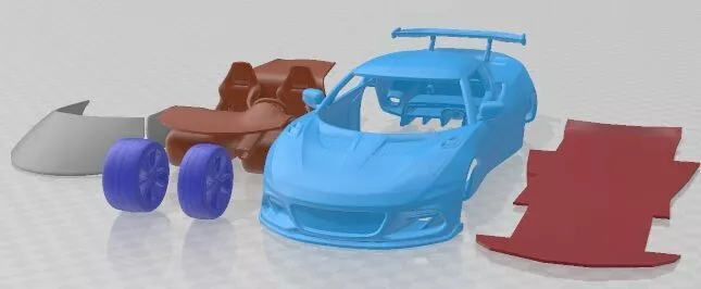 Lotus Evora GT 430 2018 Printable Car 3D print model