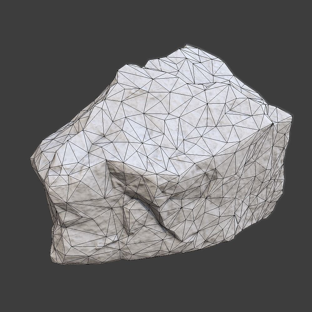 Joy Stone Low-poly 3D model_7