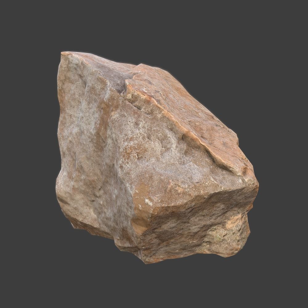 Joy Stone Low-poly 3D model_8