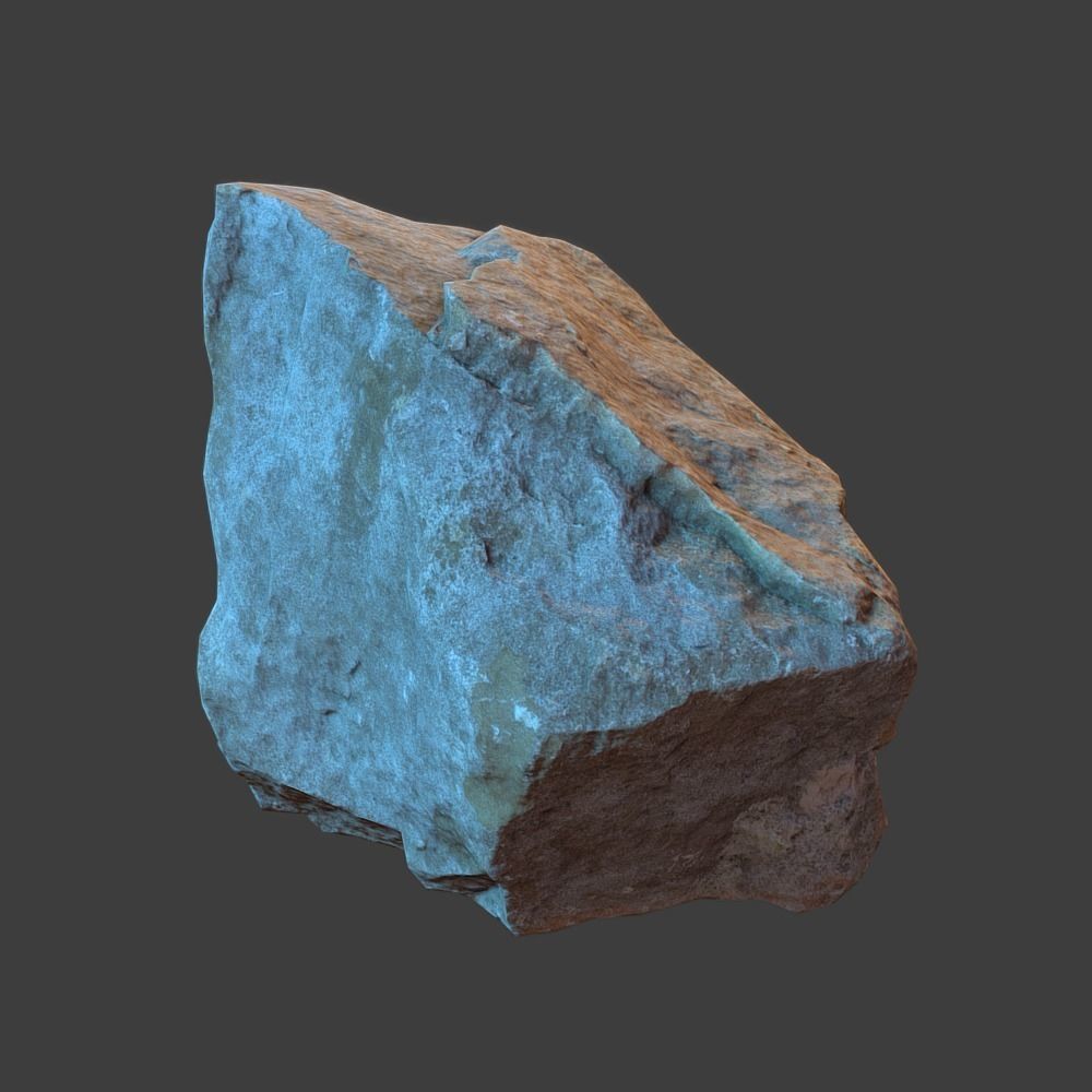 Joy Stone Low-poly 3D model_9