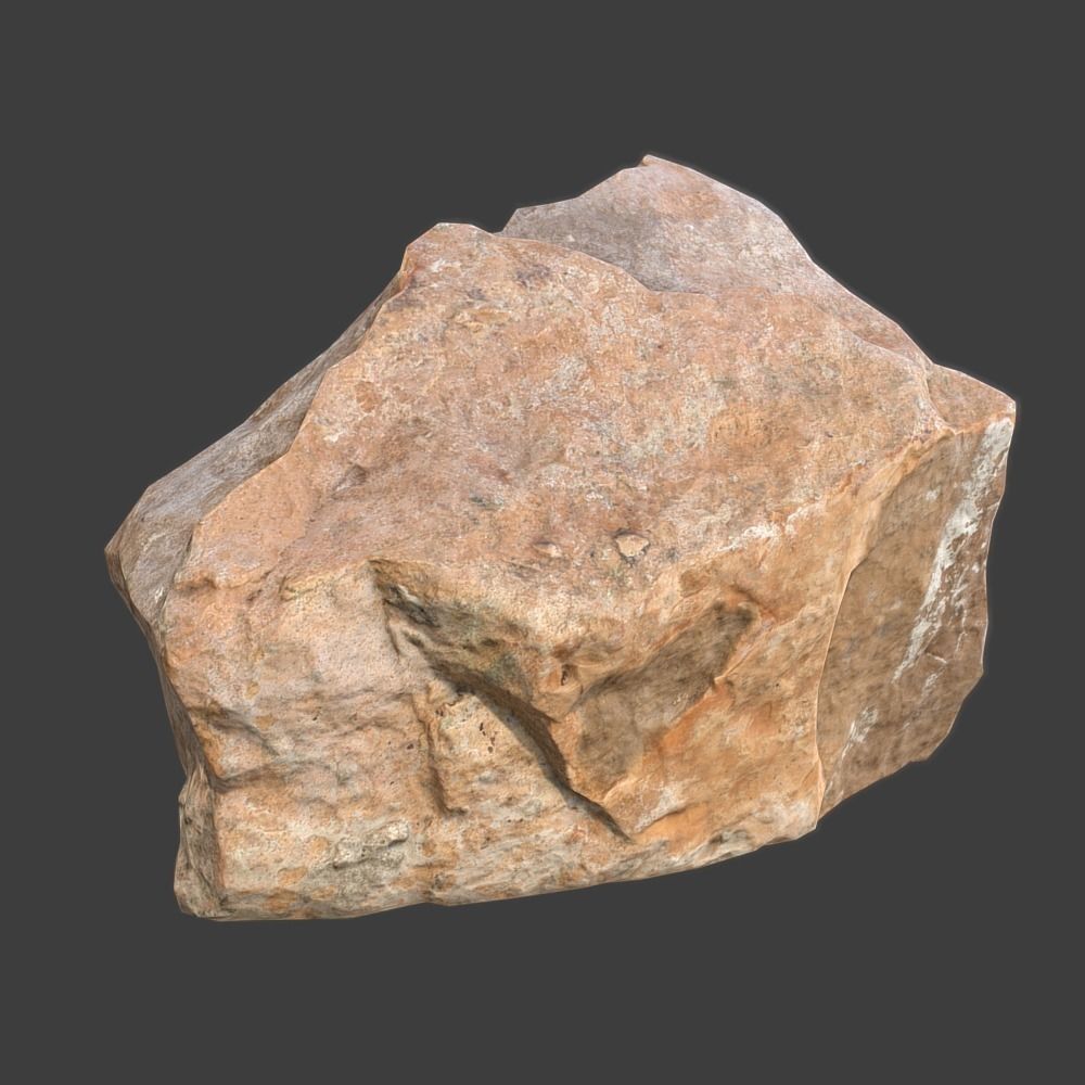 Joy Stone Low-poly 3D model_4