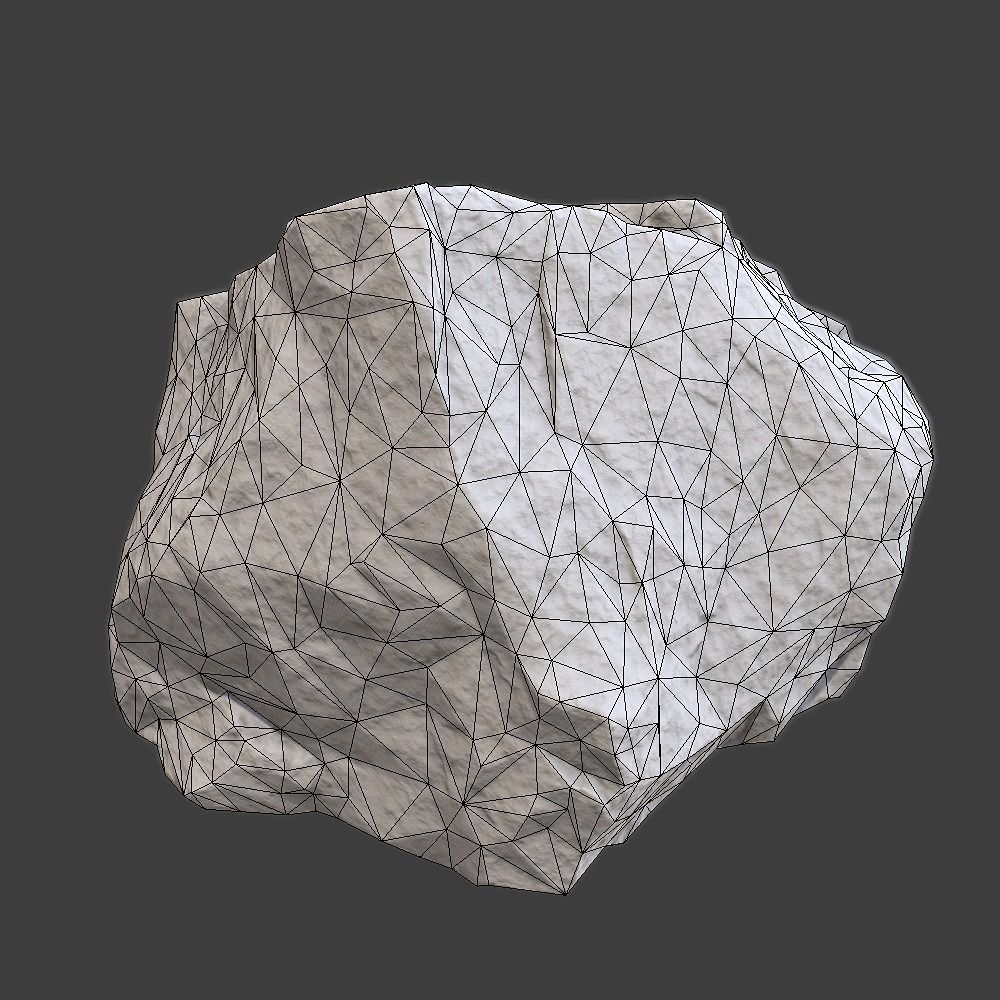 Joy Stone Low-poly 3D model_3