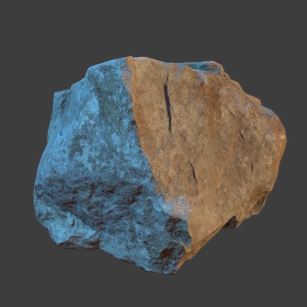 Joy Stone Low-poly 3D model_1