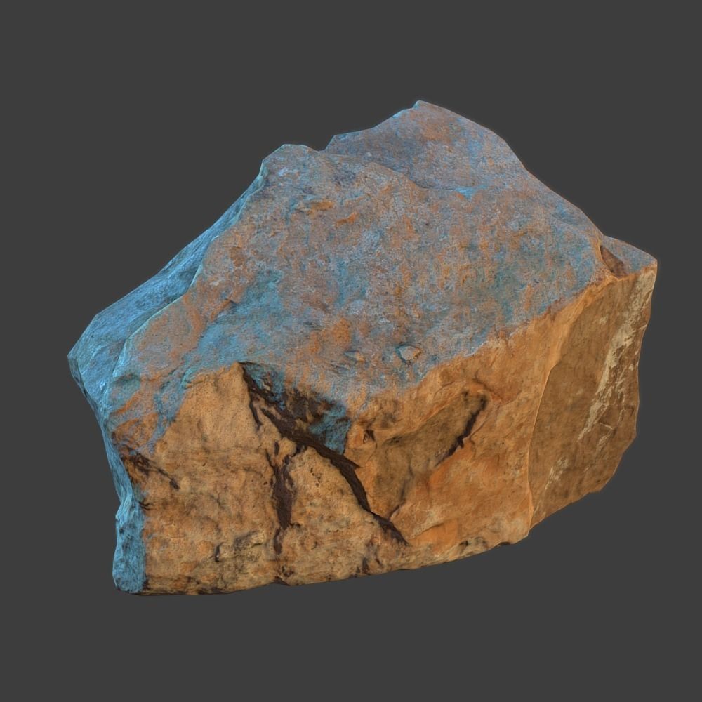 Joy Stone Low-poly 3D model_5