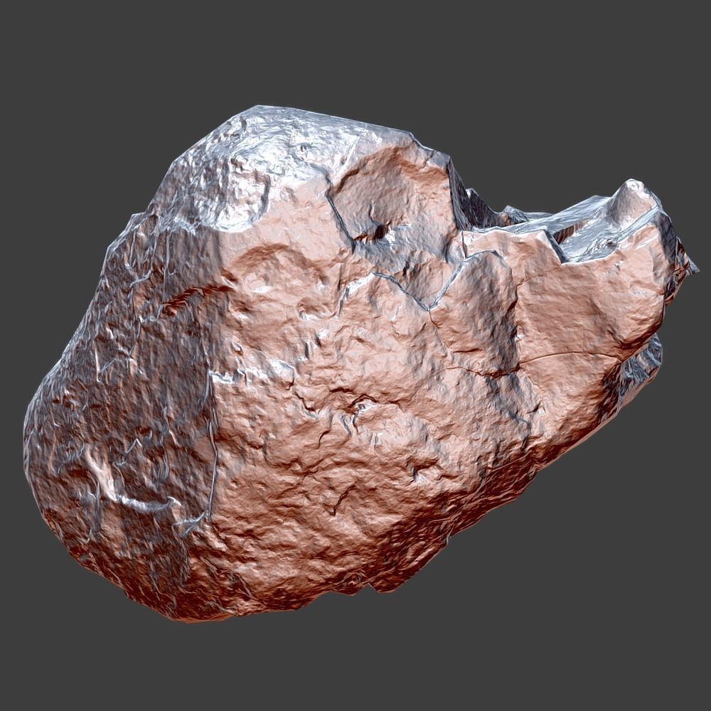 Page Stone Low-poly 3D model_7