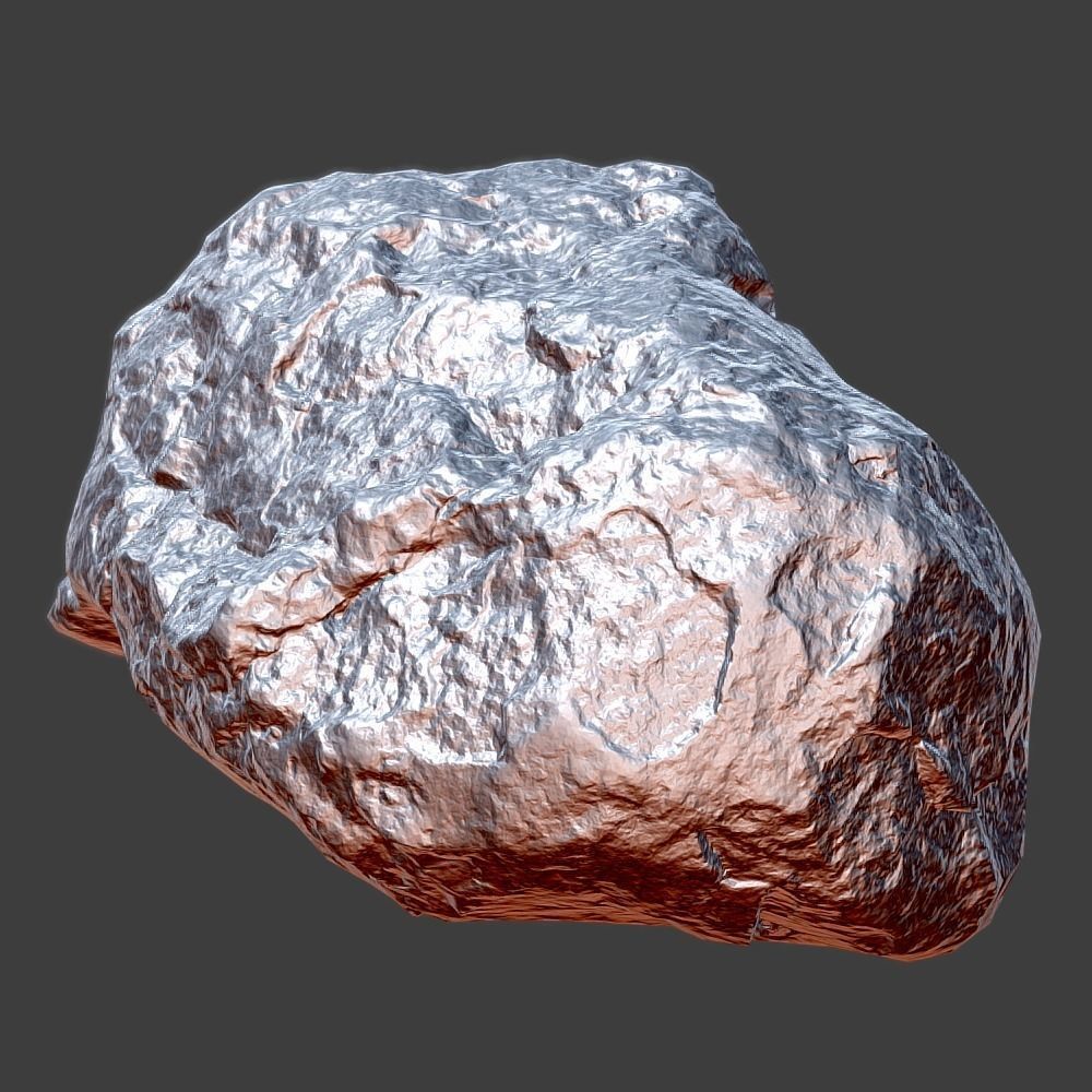 Page Stone Low-poly 3D model_11