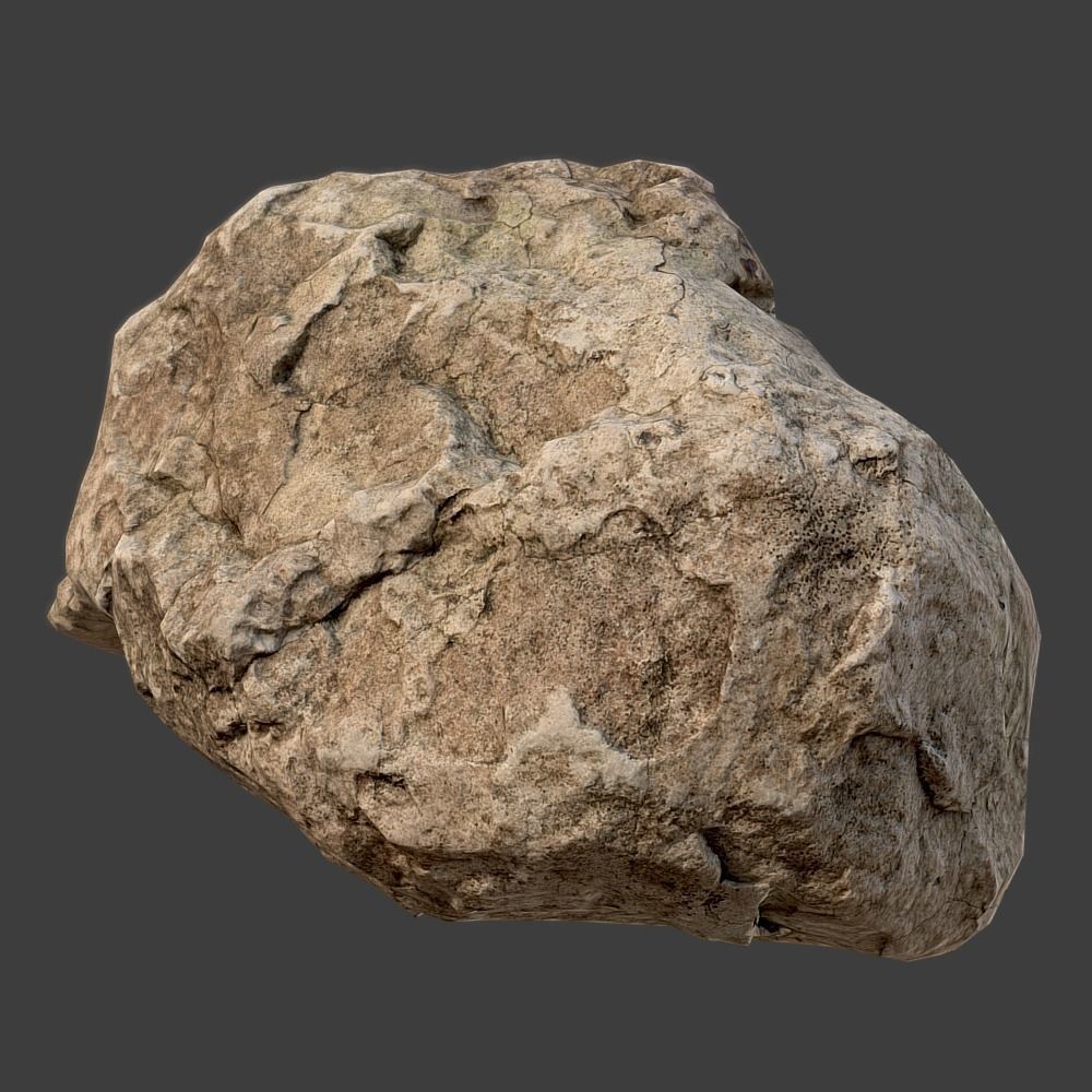 Page Stone Low-poly 3D model_8