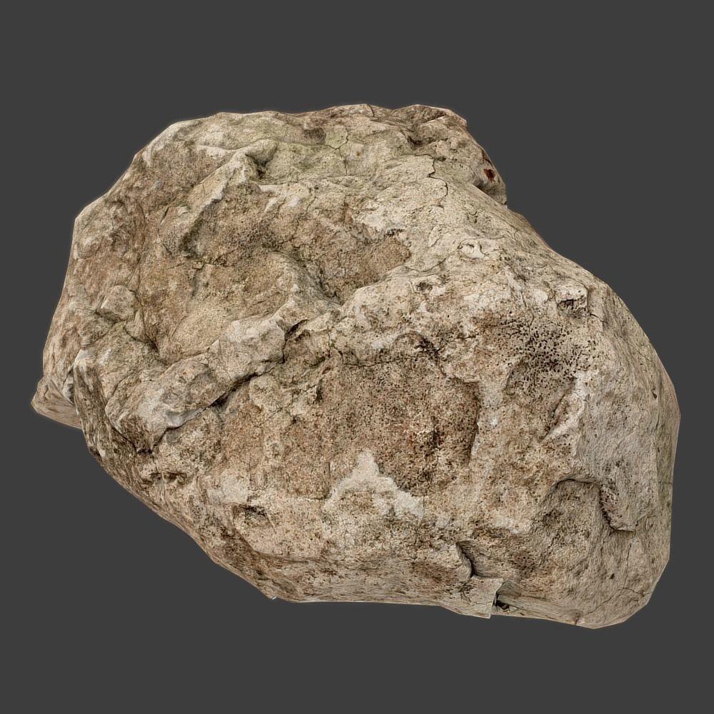 Page Stone Low-poly 3D model_10