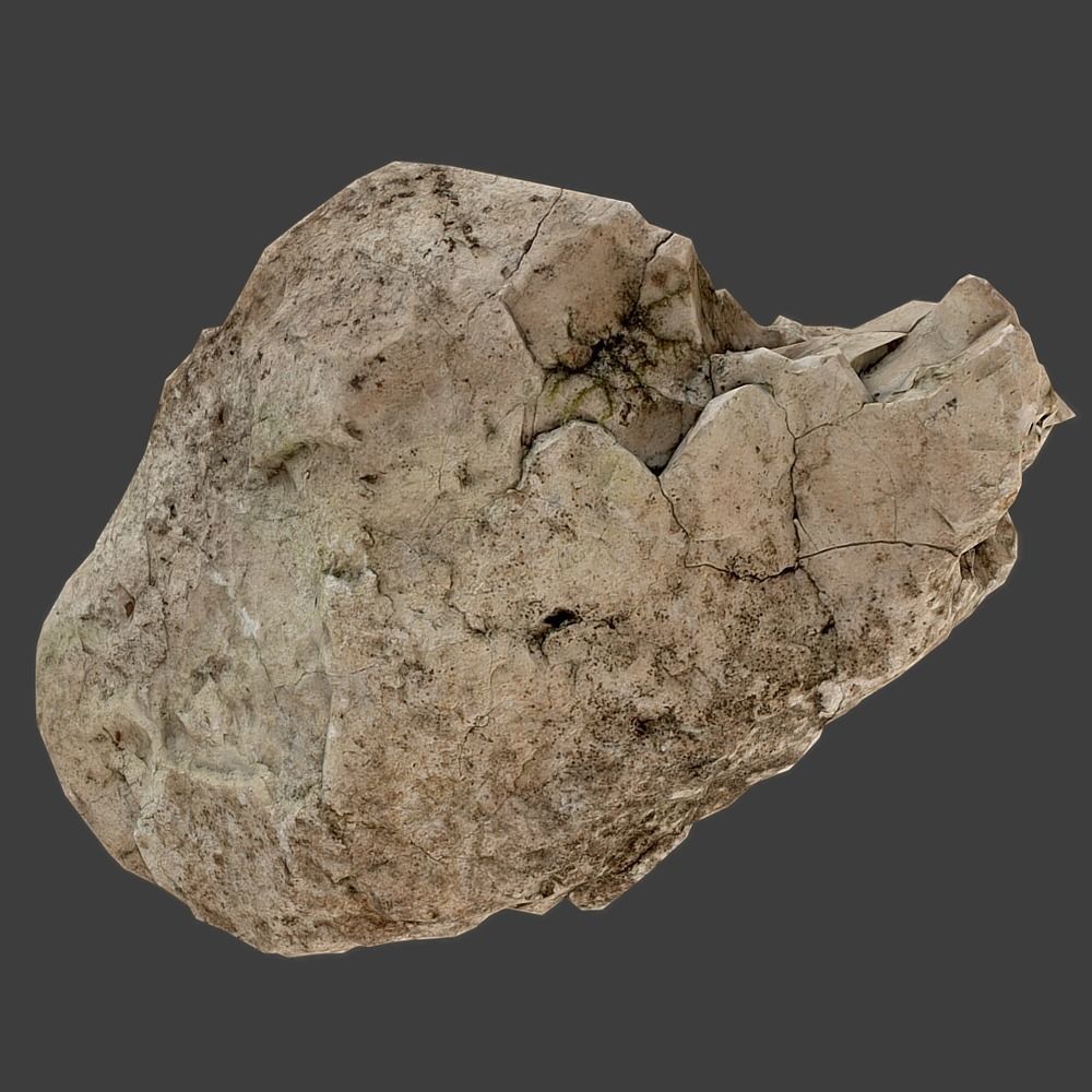 Page Stone Low-poly 3D model_6