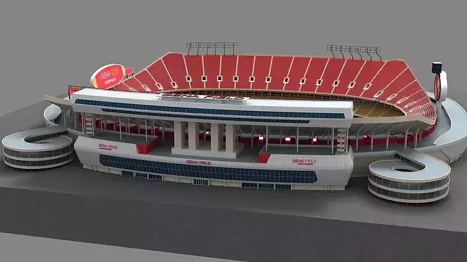 GEHA Field Arrowhead Stadium 3d Model 3D model 7