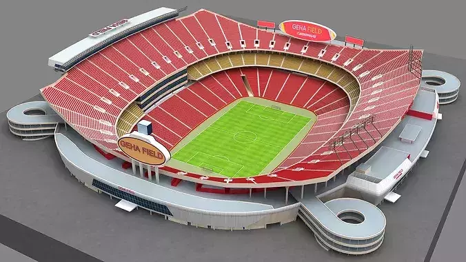 GEHA Field Arrowhead Stadium 3d Model 3D model