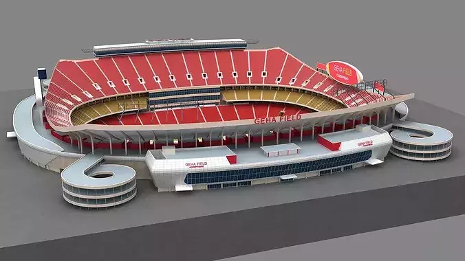 GEHA Field Arrowhead Stadium 3d Model 3D model 2