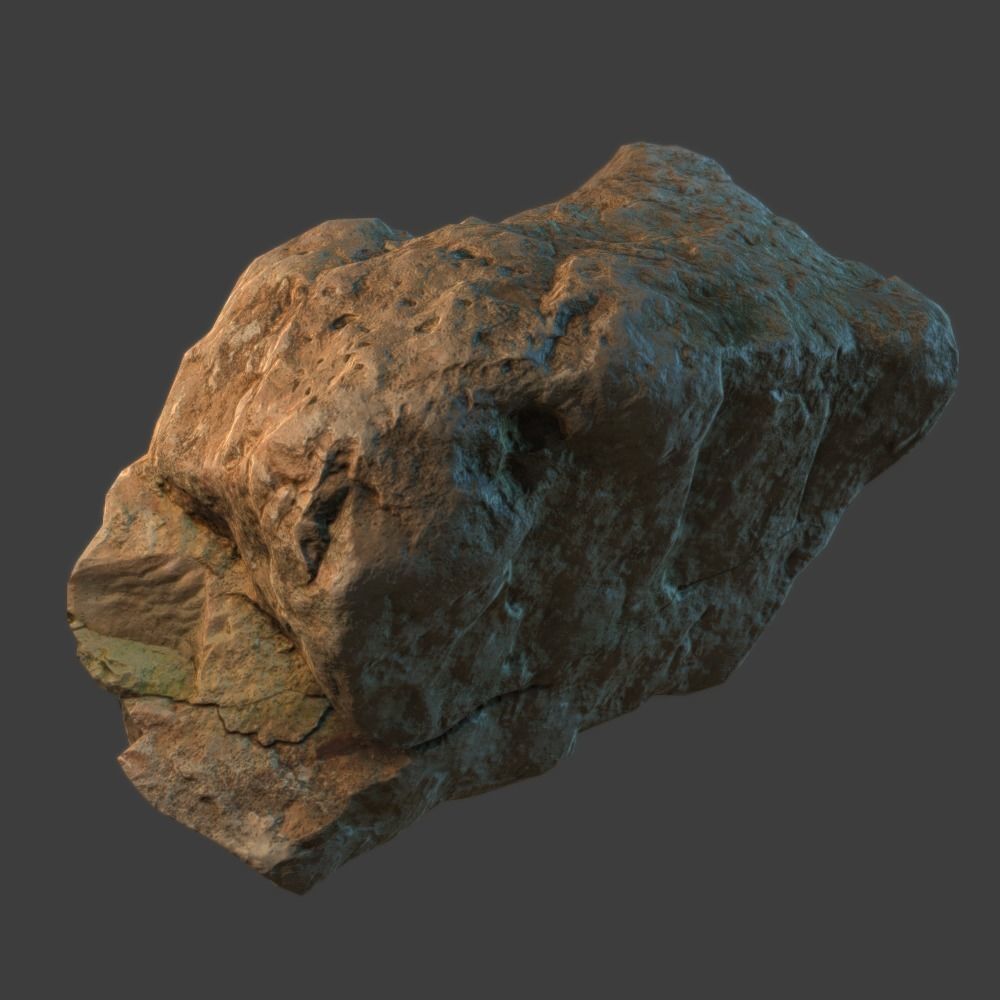 Stones Pack Volume 7 Low-poly 3D model_26