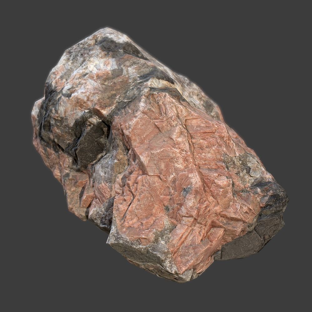 Stones Pack Volume 7 Low-poly 3D model_19