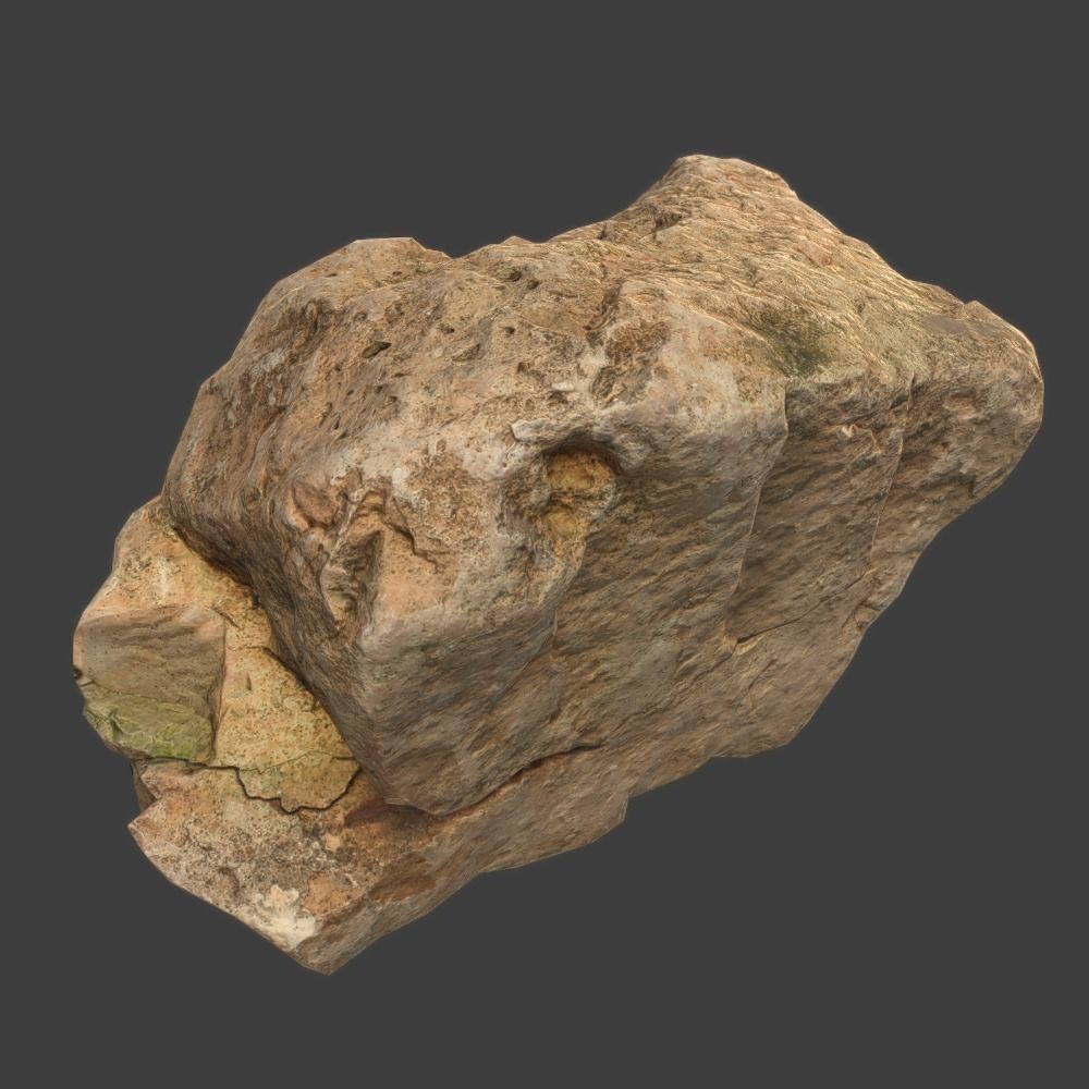 Stones Pack Volume 7 Low-poly 3D model_25