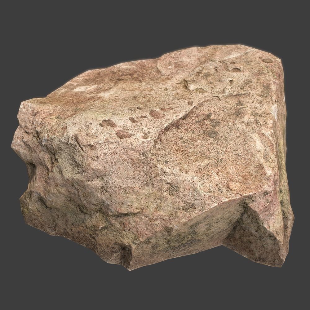 Stones Pack Volume 7 Low-poly 3D model_35