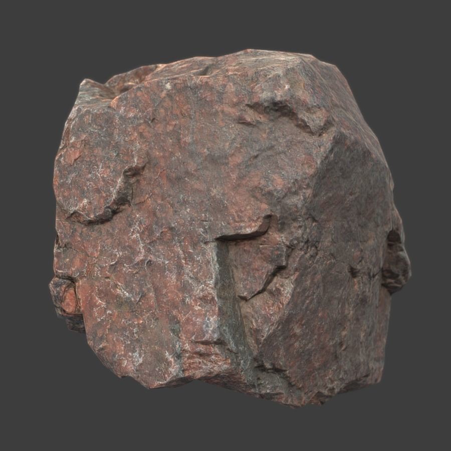 Stones Pack Volume 7 Low-poly 3D model_7