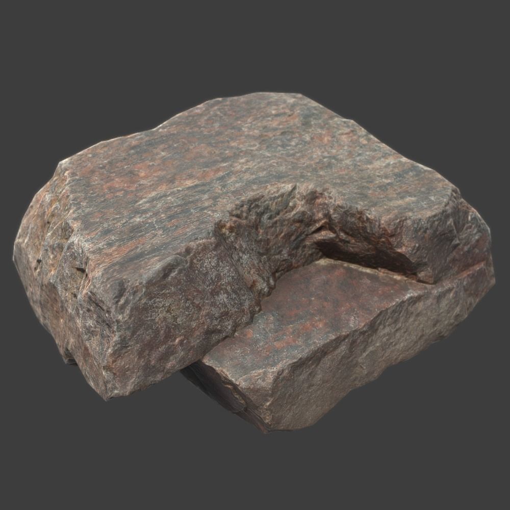 Stones Pack Volume 7 Low-poly 3D model_10