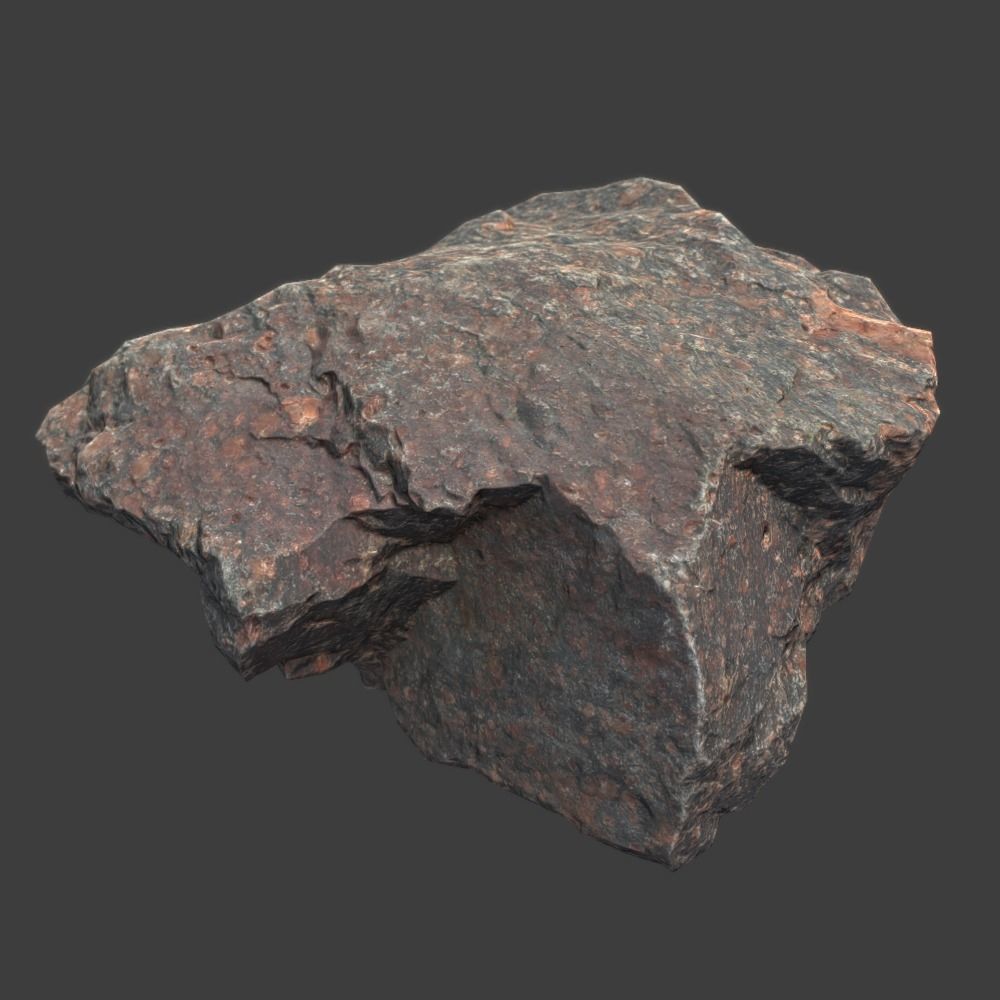 Stones Pack Volume 7 Low-poly 3D model_16