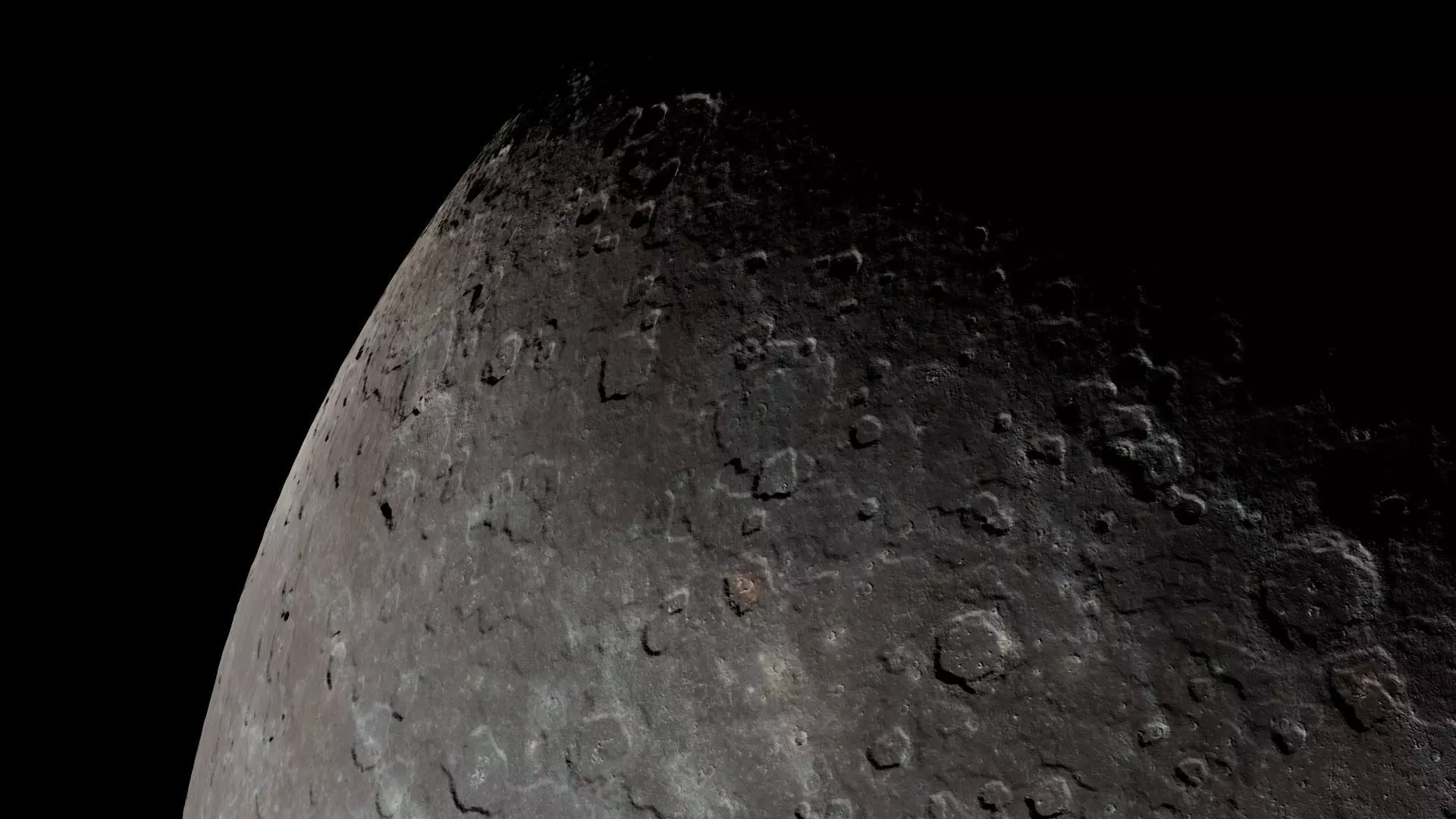 Mercury 16K Photorealistic Low-poly 3D model_11