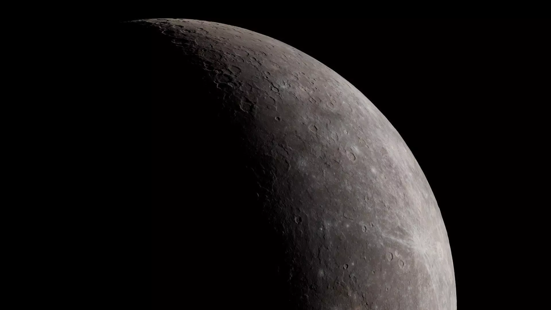 Mercury 16K Photorealistic Low-poly 3D model_14