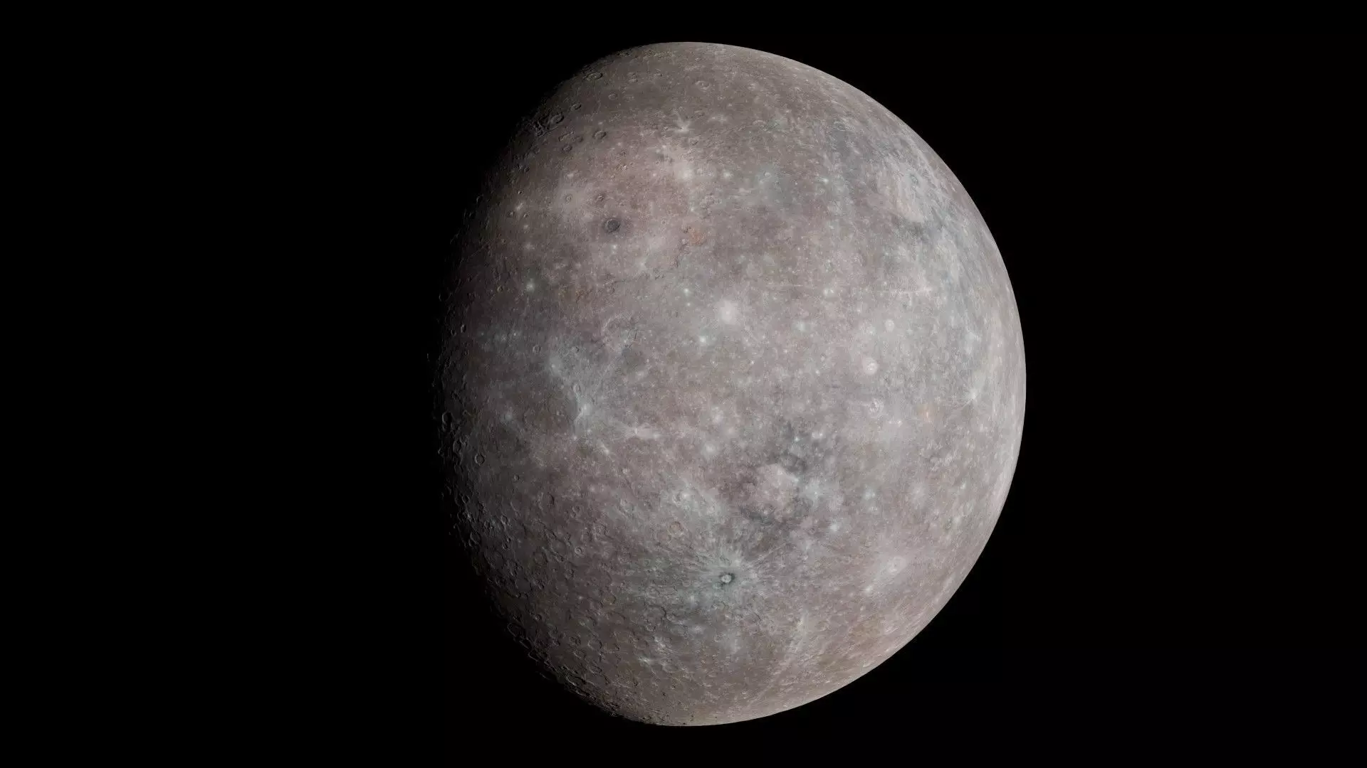 Mercury 16K Photorealistic Low-poly 3D model_0