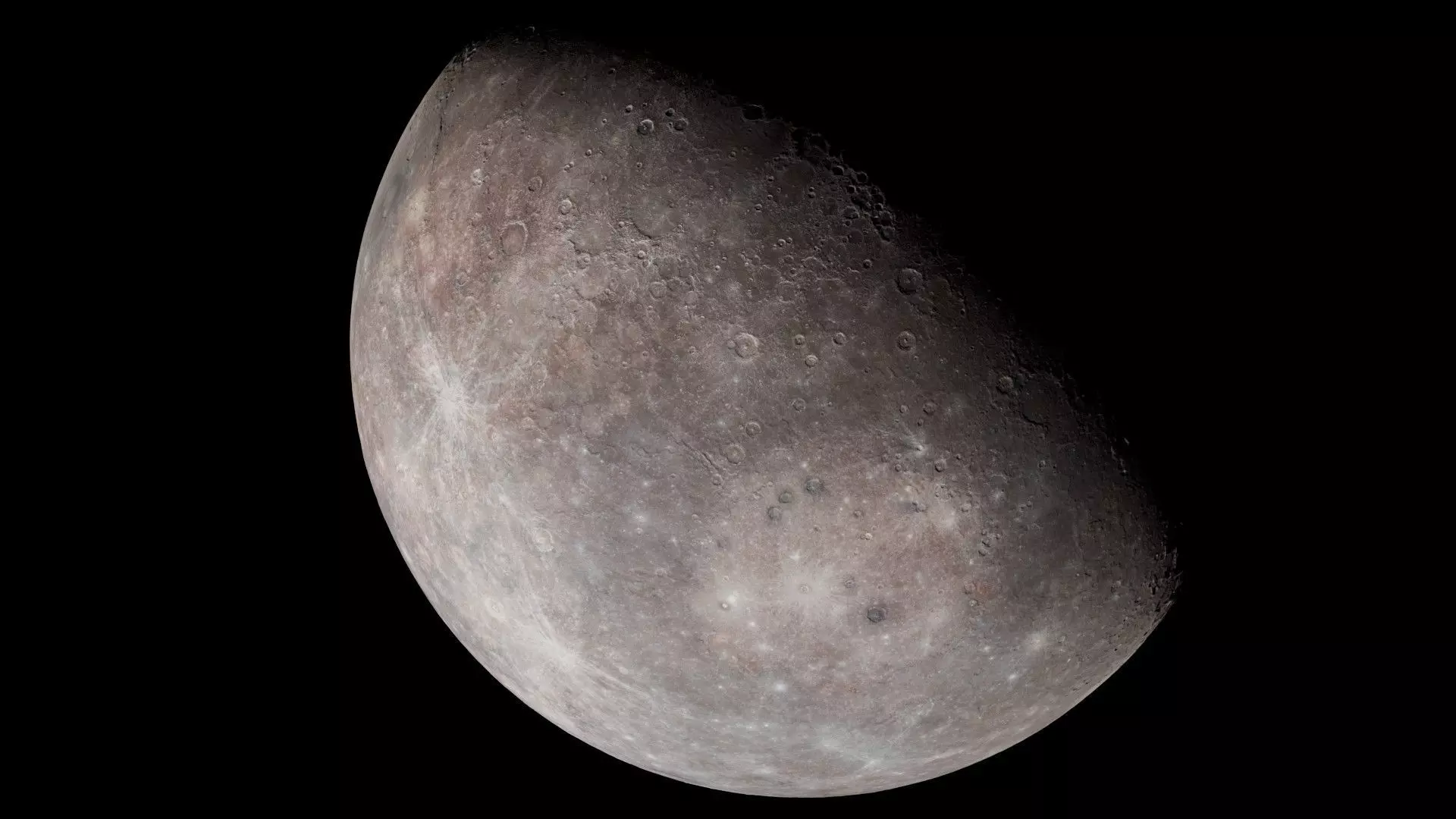 Mercury 16K Photorealistic Low-poly 3D model_13