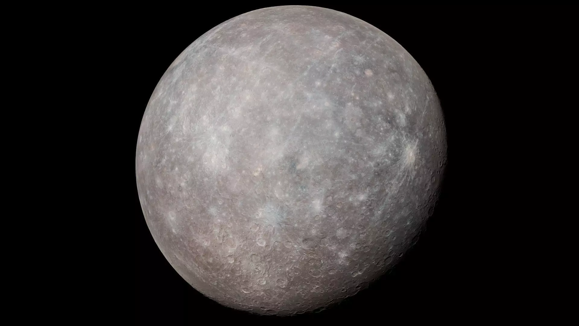 Mercury 16K Photorealistic Low-poly 3D model_8